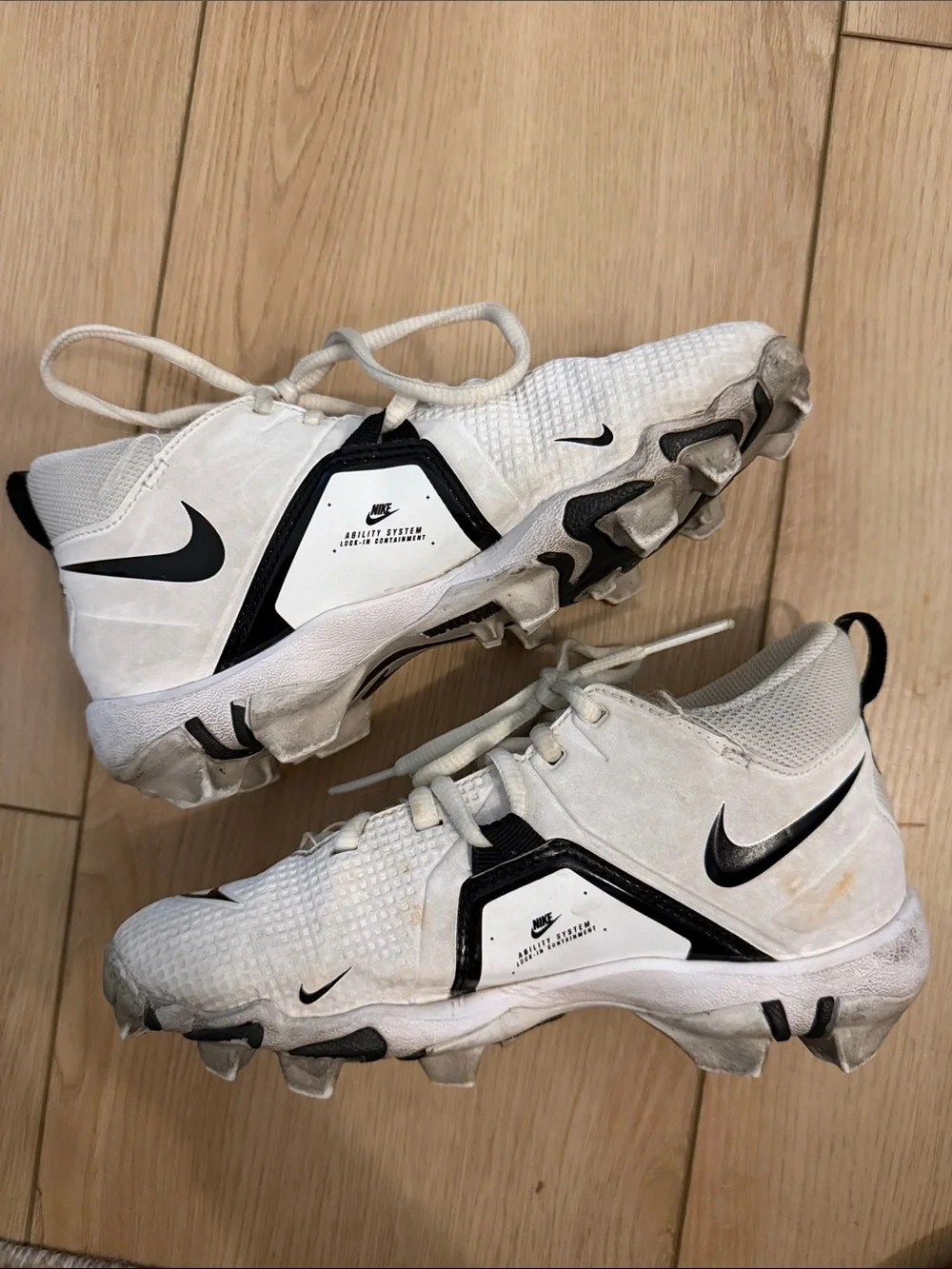 Nike white alpha